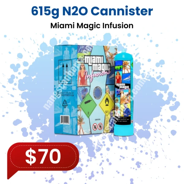 Miami Magic Infusions 615g N2O Cannister