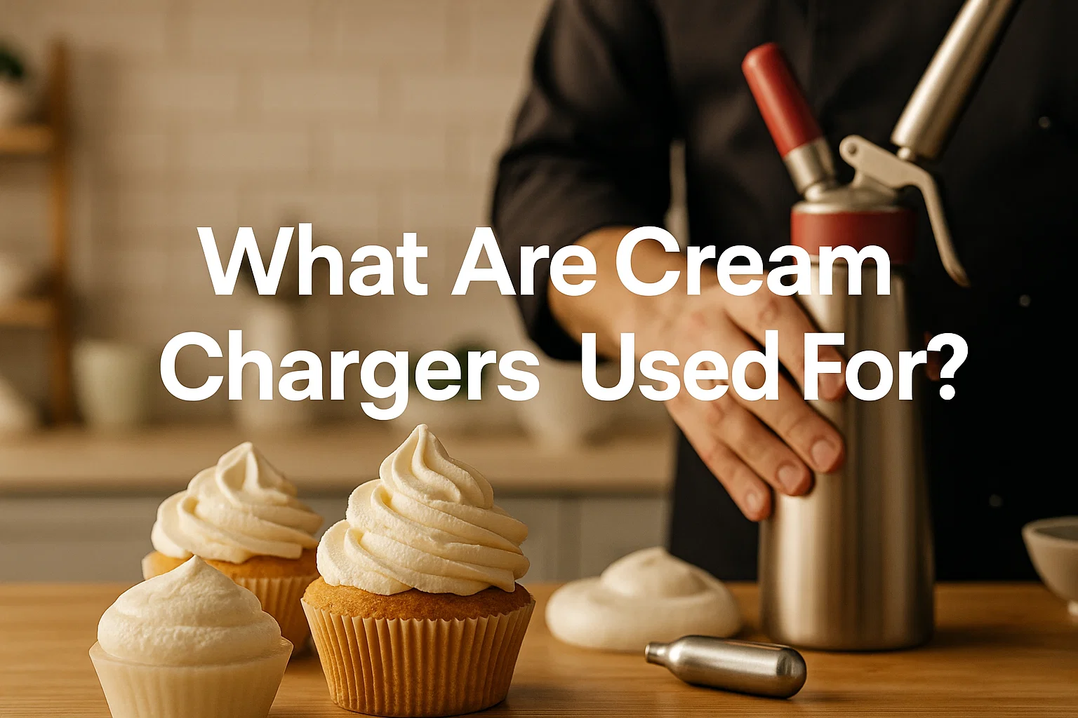 What are cream chargers used for